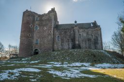 Castle Doune in central Scotland, once home to the Stewart family. "Game of Thrones" has shot scenes there.