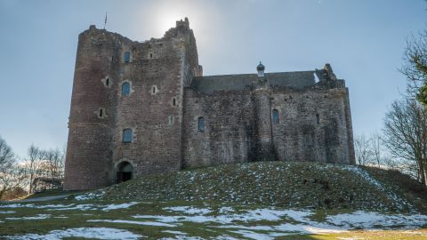 Castle Doune in central Scotland, once home to the Stewart family. "Game of Thrones" has shot scenes there.