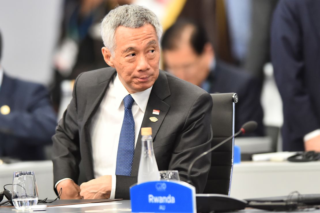 Singapore Prime Minister Lee Hsien Loong during the plenary session on the opening day of Argentina G20 Leaders' Summit 2018 at Costa Salguero on November 30, 2018 in Buenos Aires, Argentina.