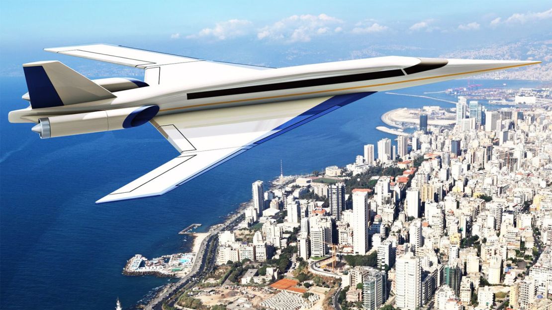 The "low-boom" Spike S-512 supersonic business jet.