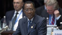 Chad's President Idriss Deby at the G20 Summit in 2016.