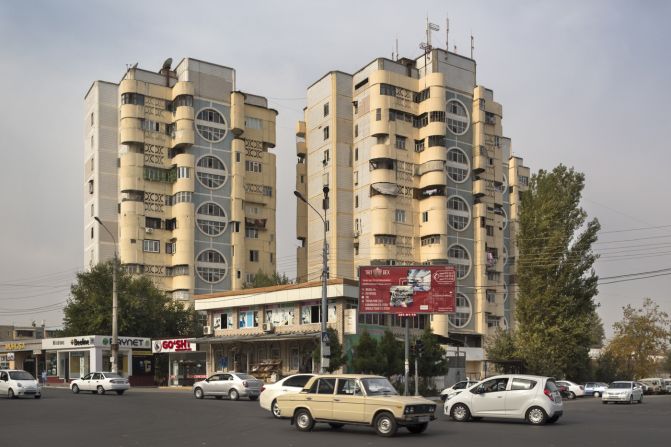 Residential buildings (1980s). Tashkent, Uzbekistan