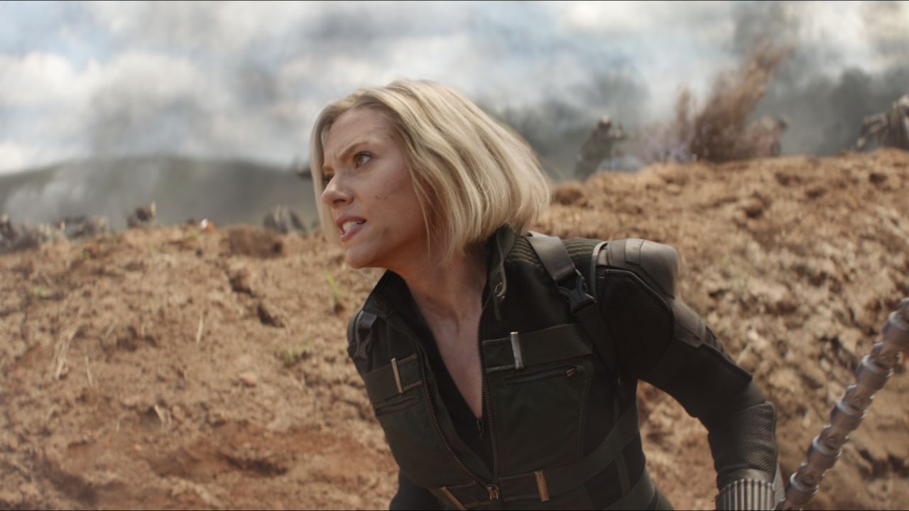 Scarlett Johansson appears as Black Widow in "Avengers: Endgame."