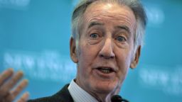 FILE - In this Nov. 27, 2018 file photo, Rep. Richard Neal, D-Mass., then incoming chairman of the House Ways and Means Committee, addresses an audience during a gathering of business leaders in Boston. The Democrats tried and failed several times to obtain Trump's returns as the minority party in Congress. Their newly energized leftward wing is pushing the chairman of the powerful House Ways and Means Committee, Rep. Richard Neal, D-Mass., to set the quest in motion, and fast.  (AP Photo/Steven Senne)