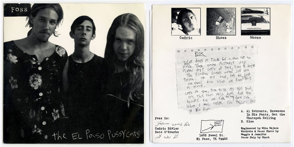 While he was in college in the early 1990s, O'Rourke was a member of two punk-rock bands. He played guitar for the band known as Foss, which released an EP called "The El Paso Pussycats." O'Rourke, left, also played with a band called the Sheeps, who wore sheep masks and long johns during performances. He graduated from Columbia University in 1995.