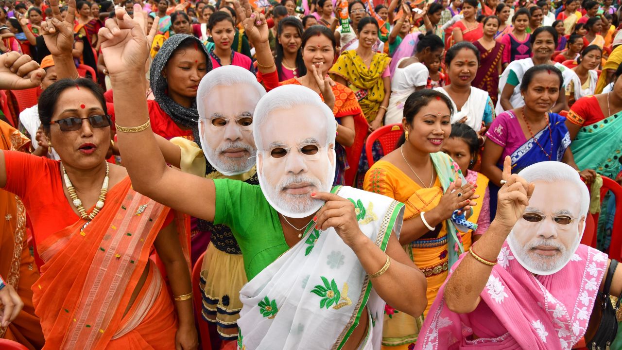 India election Exit polls suggest Narendra Modi on course for re