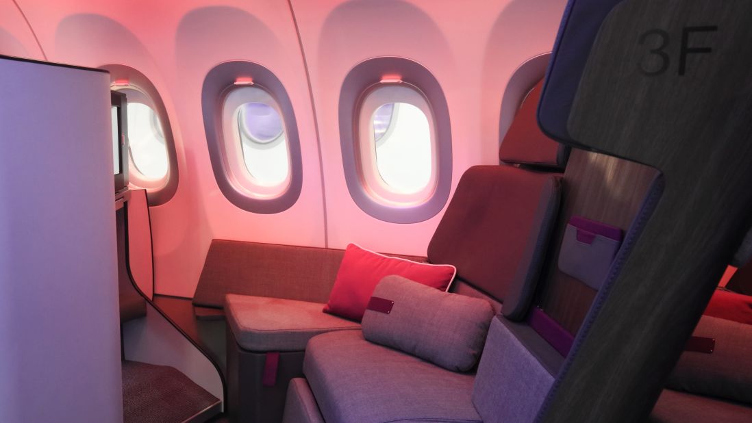 <strong>Airplane sofa seat: </strong>On a long haul flight, passengers want to work, eat, sleep and relax, but even the swankiest business class seat doesn't always accommodate all those needs. That's where Airbus's new "Settee Corner" seat comes in, offering sofa-style airplane seating.