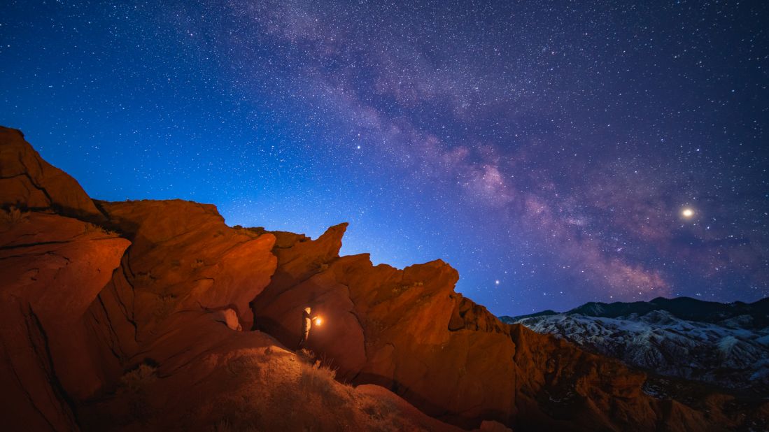<strong>Fairytale Canyon:</strong> Albert Dros uses a technique called "stacking" to build perfectly exposed and focused night shots out of multiple images.