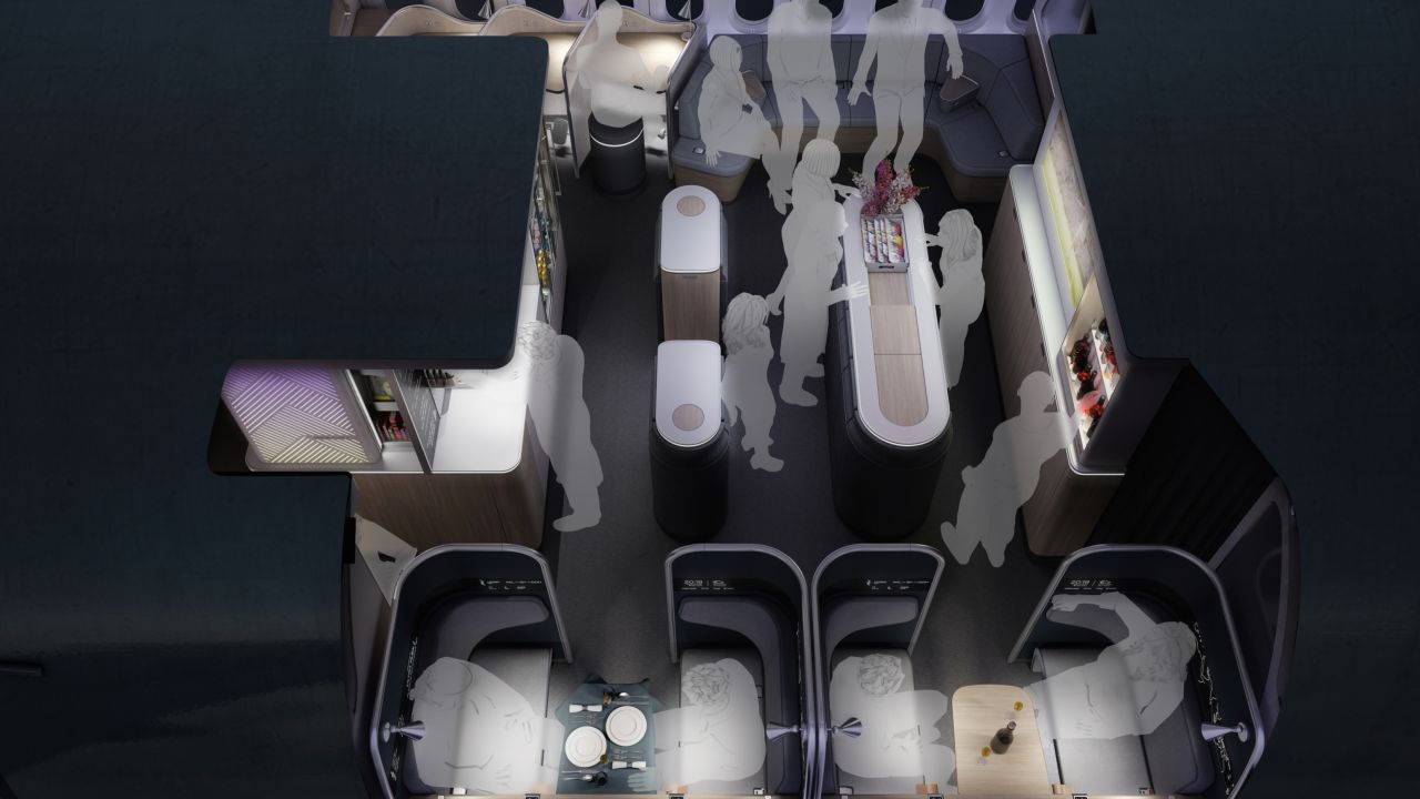 <strong>Award nominee</strong>: The concept was shortlisted for one of this year's Crystal Cabin Awards, and attracted interest while on display at the 2019 Airline Interiors Expo in Hamburg, Germany. 
