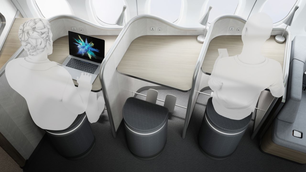 There are also desks, providing an alternative space to work.