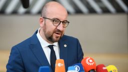 Belgian Prime Minister Charles Michel arrives at the EU Council headquarters ahead of a European Council meeting on June 22, 2017 in Brussels, Belgium. In the first European summit since she lost her Commons majority in the general election, British Prime Minister Theresa May will outline her plans for the issue of expats' rights after Brexit. (Photo by Leon Neal/Getty Images)