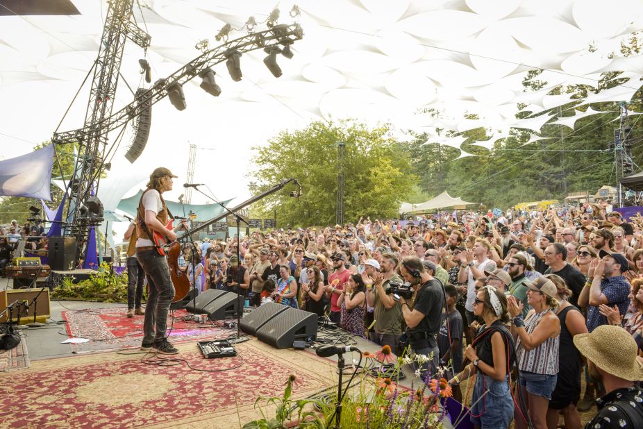 <strong>August in Portland, Oregon: </strong>Swedish musician Daniel Norgren performs at the annual Pickathon festival in Happy Valley, Oregon, in 2018.