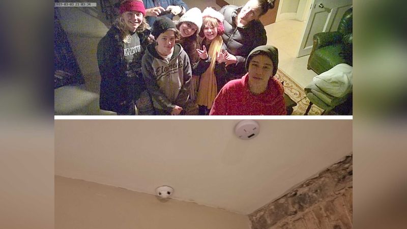 Airbnb hidden camera Family finds camera livestreaming from their rental image
