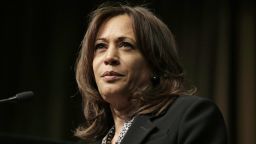 U.S. Sen. Kamala Harris, D-Calif., a candidate for the 2020 Democratic presidential nomination, addresses the National Action Network Convention in New York, Friday, April 5, 2019. (AP/Seth Wenig)
