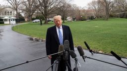 US President Donald Trump departs the White House on April 5, 2019, in Washington, DC. - Trump is traveling to California and Nevada. (Photo by NICHOLAS KAMM / AFP)        (Photo credit should read NICHOLAS KAMM/AFP/Getty Images)