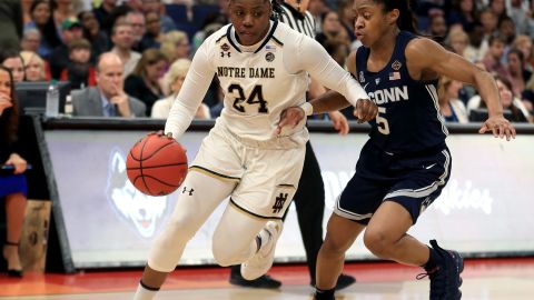 Arike Ogunbowale had 23 points in Notre Dame's win against UConn.