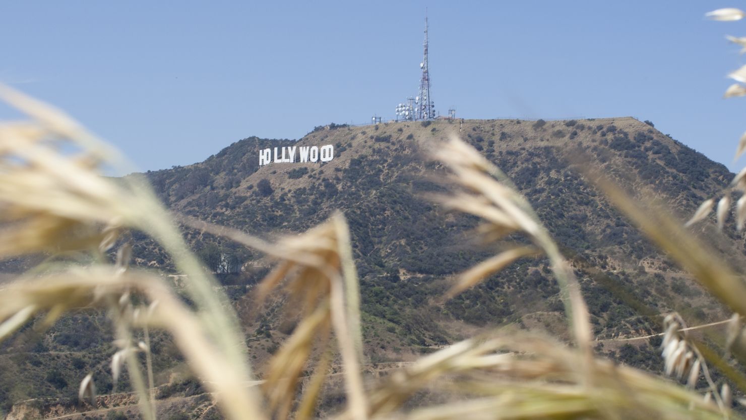  The iconic sign that overlooks the Hollywood area of Los Angeles, California, on March 29, 2015.