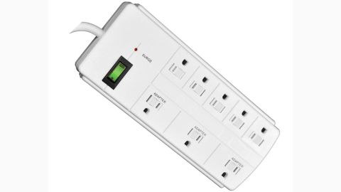 <strong>Go Green Power 8-Outlet Surge Protector ($11.45, originally $17.99; </strong><a href="https://www.homedepot.com/p/Go-Green-Power-8-Outlet-6-ft-Cord-Surge-Protector-Lighted-Rocker-Switch-White-GG-18316WH/207099715" target="_blank" target="_blank"><strong>homedepot.com</strong></a><strong>)</strong>