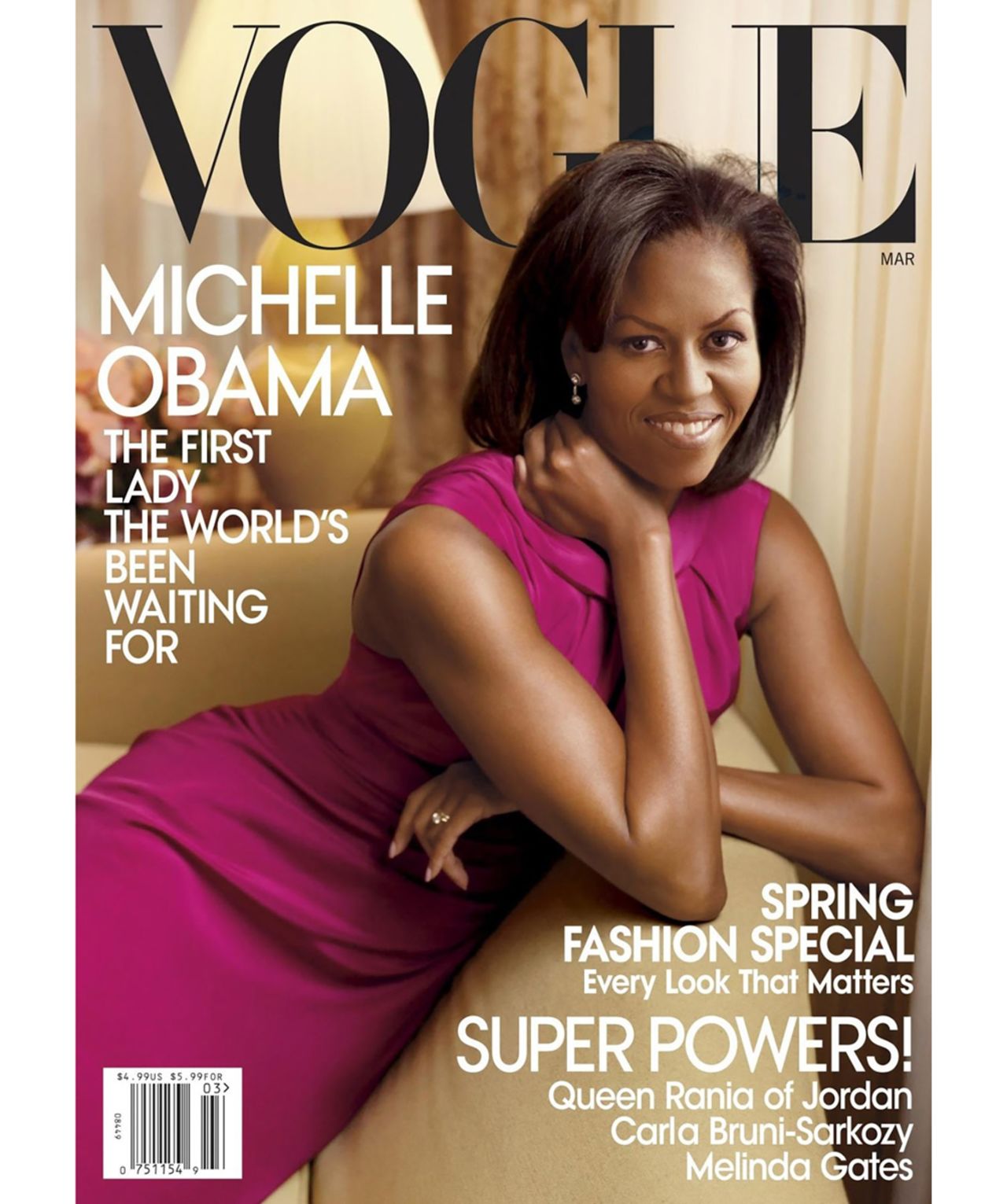 Michelle Obama photographed by Annie Leibovitz