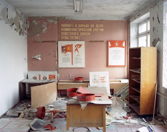 "There were still teachers' record books, textbooks, student artwork and things like that."