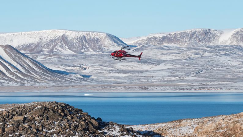 <strong>Helicopter access: </strong>Ittoqqortoormiit is a 15-minute helicopter ride from Constable Point in Greenland. 