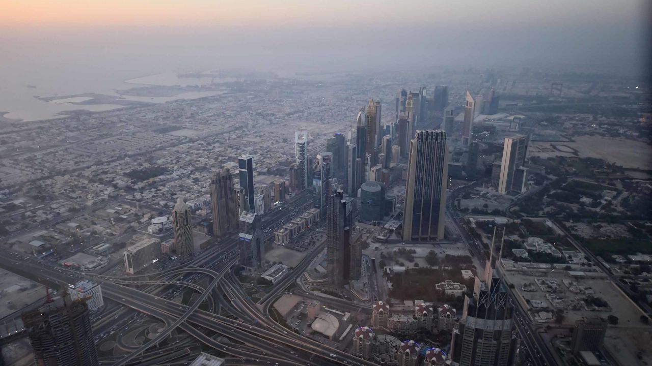 The skyline of Dubai is pictured in May 2017.