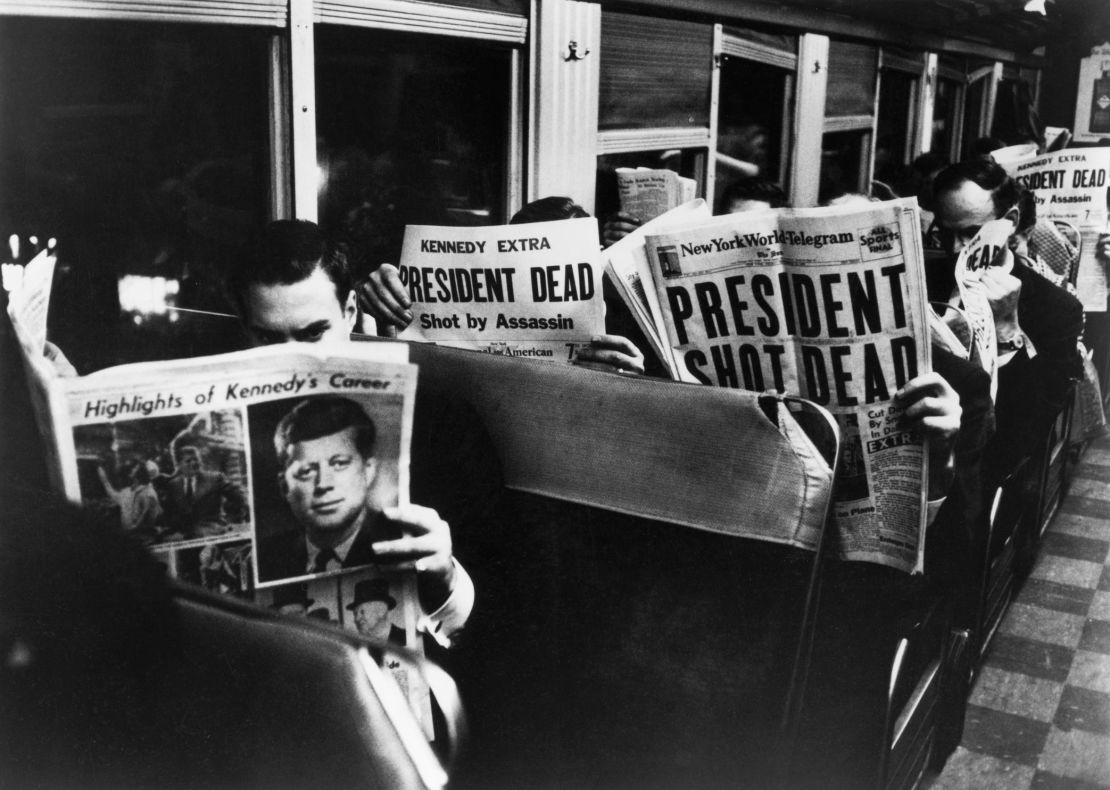 Wall Street rebounded after President John F. Kennedy was assasinated in 1963.