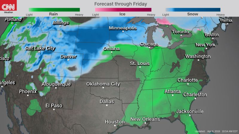 Blizzard Conditions Likely For Several US States Under 'bomb Cyclone ...