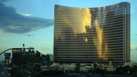 Architecture review on the Wynn Hotel/Casino in Las Vegas. Pic. shows the exterior of the hotel.  (Photo by Lawrence K. Ho/Los Angeles Times via Getty Images) 