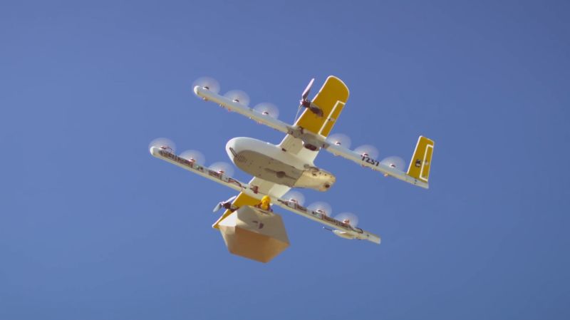 Google hot sale wing drone