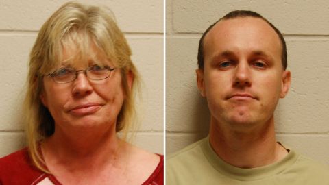 Nancy Rushton McCorkle, 50, and Ryan Francis Barnett, 31, are accused of vandalizing UNC's Unsung Founders Memorial on the morning of March 31.