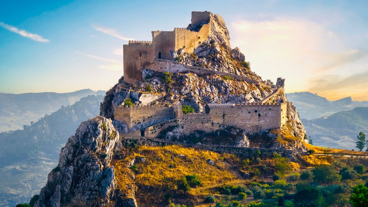 <strong>Scenic location: </strong>Located in Sicily, Mussomeli is home to one of Italy's most breathtaking fortresses, dubbed the Enchanted Castle.<br />