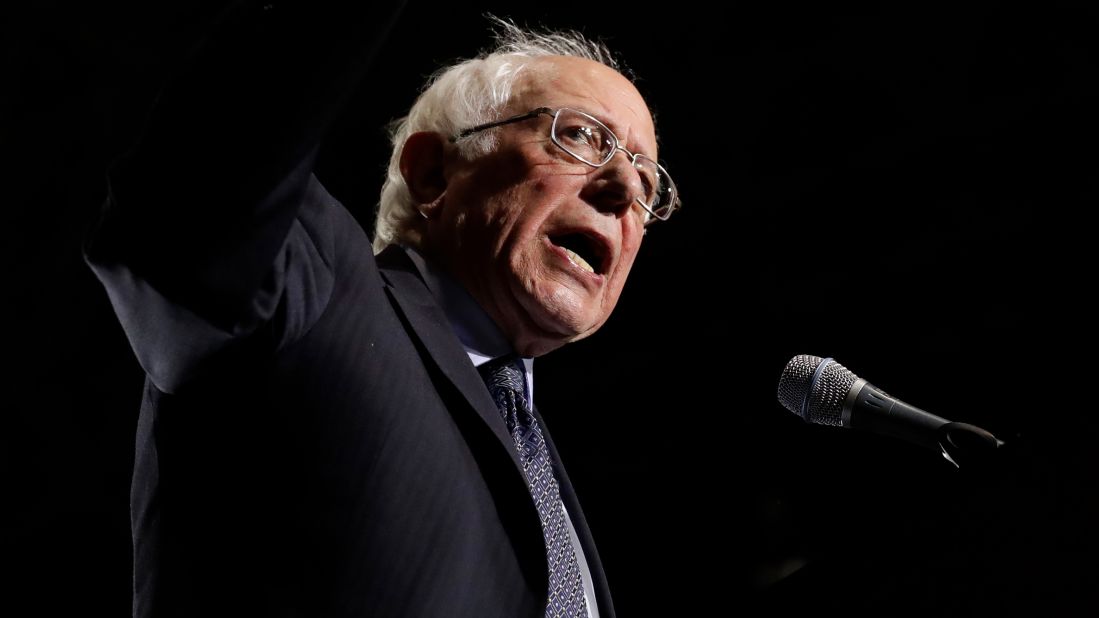 Standing here I realize you are just like me, Bernie Sanders