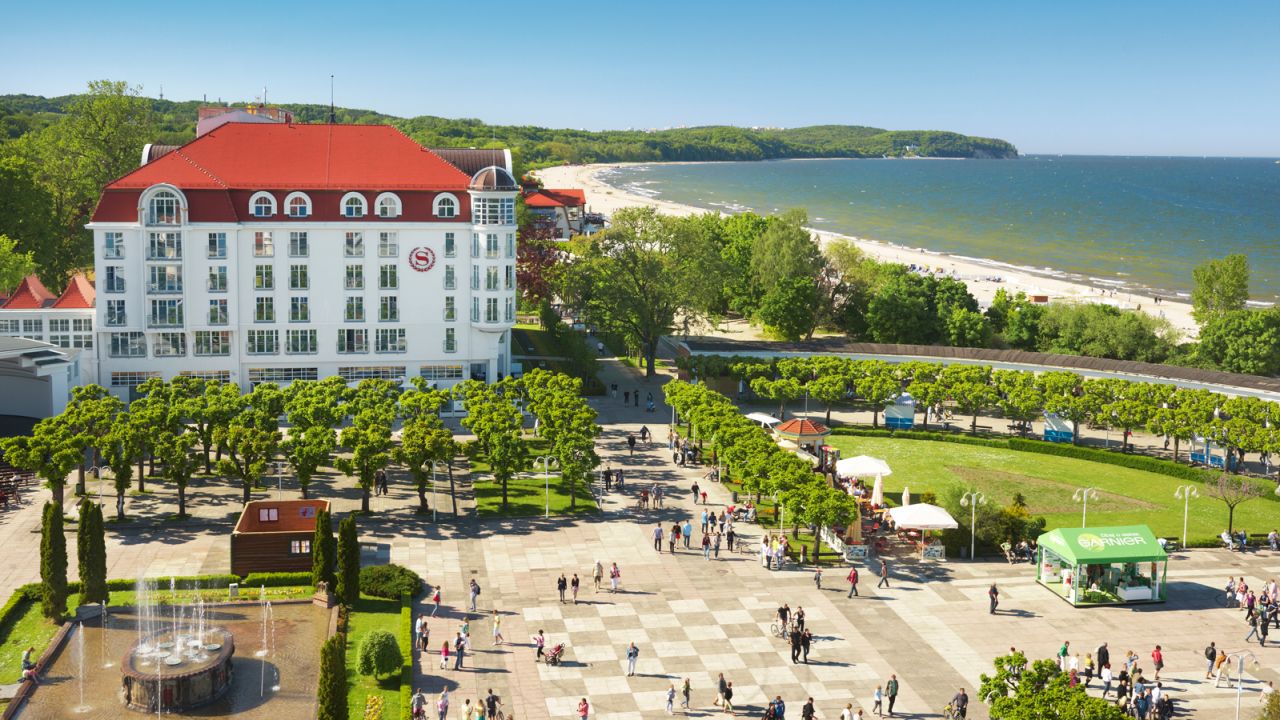 Polish seaside resort Sopot in Eastern Pomerania.