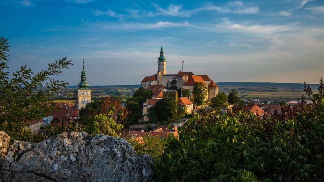 Mikulov boasts a spectacular Renaissance castle.