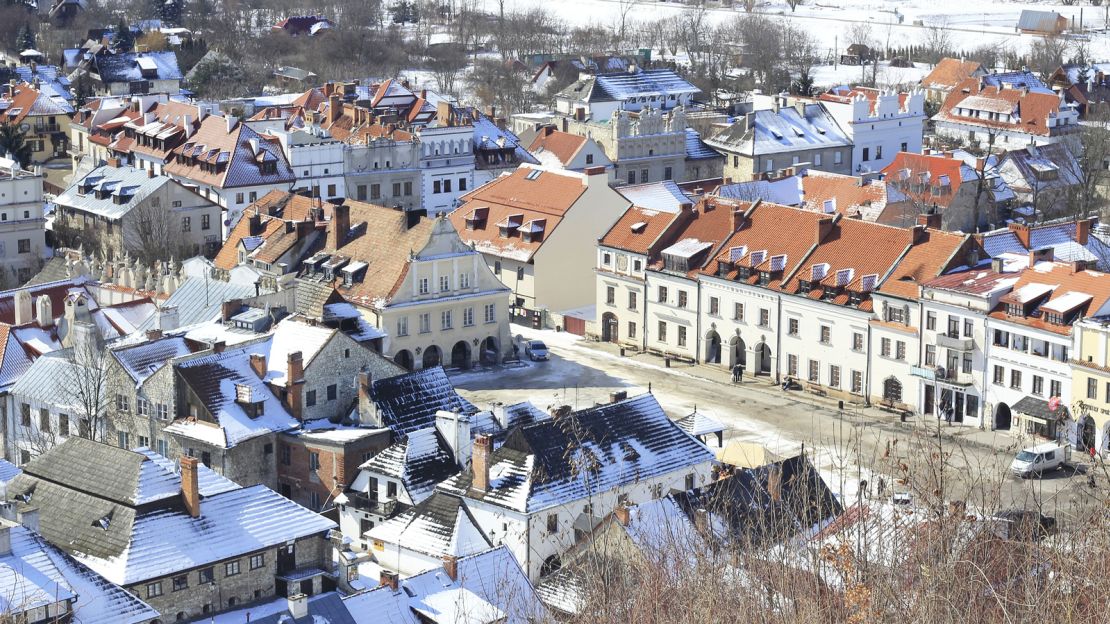 Kazimierz Dolny is situated on the bank of the Vistula River.