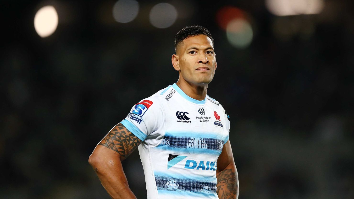 Waratahs player Folau has been criticized for posts saying gay people will go to hell.