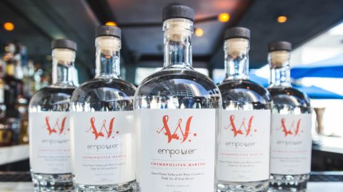 Empower Cocktails' Cosmopolitan martini is the brand's first product.