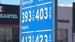 On April 10, this Chevron in Los Anegeles was selling gas for $3.93 a gallon. 