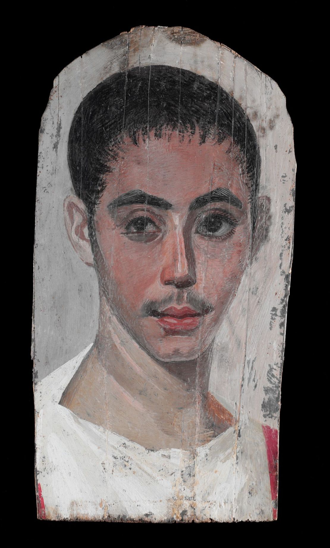 Portrait of a Youth with a Surgical Cut in one Eye, 190--210 C.E. 