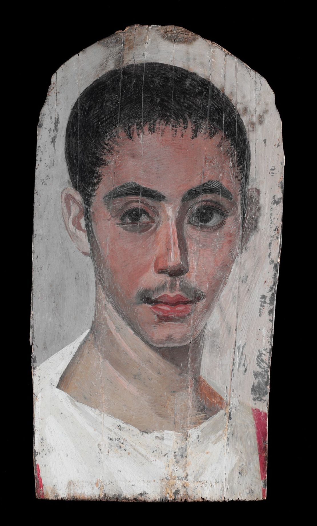 Portrait of a Youth with a Surgical Cut in one Eye, 190--210 C.E.
