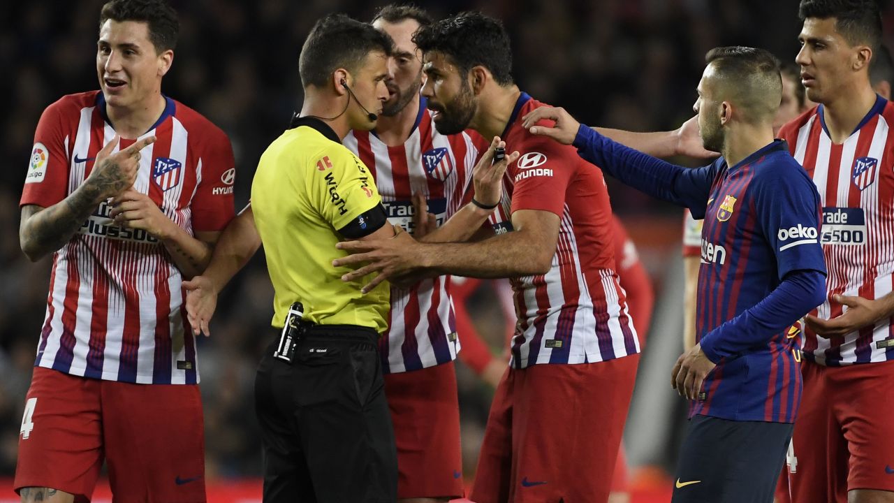 Costa's ban rules him out of the remainder of Atletico's league games this season.