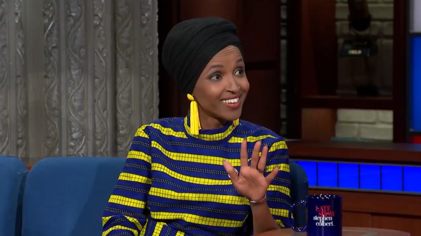 Ilhan Omar The Late Show with Stephen Colbert
