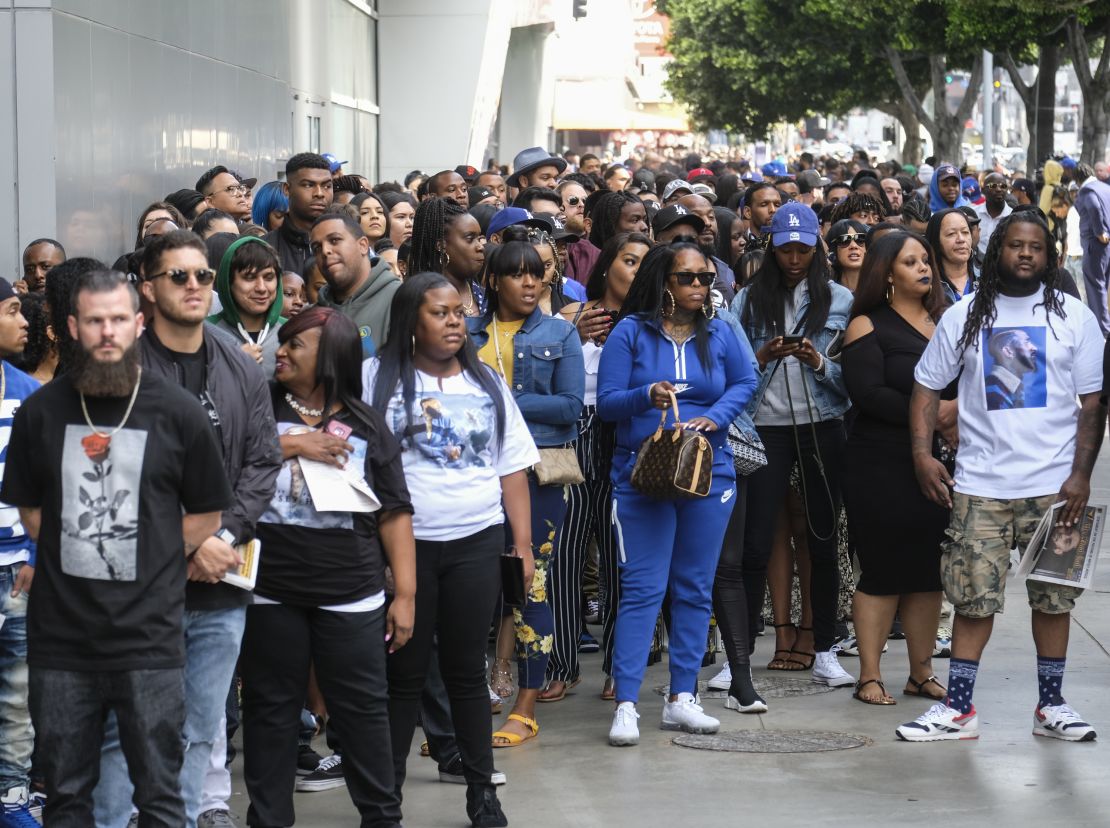 Nipsey Hussle funeral: Thousands of fans attend rapper's memorial