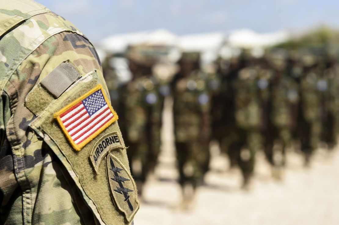 U.S. Army 101st Airborne Division soldiers deployed with U.S. Army Forces Africa stand with Somali National Army soldiers during a graduation ceremony May 24, 2017, in Mogadishu, Somalia. 