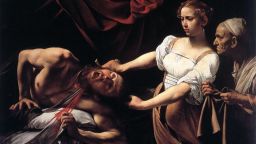 Caravaggio, Judith Beheading Holofernes, ca. 1598--99. 