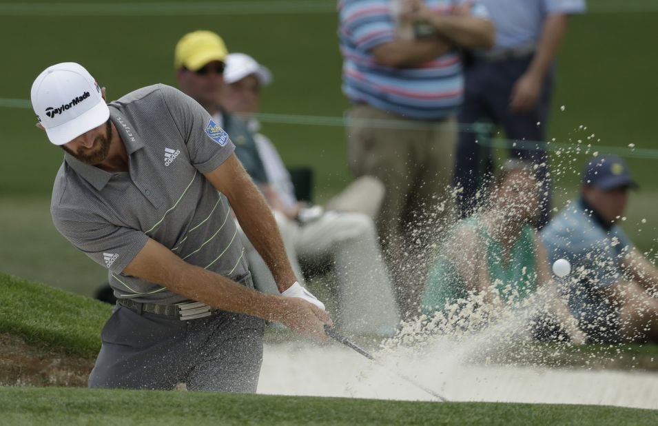 World No.2 Dustin Johnson finished strongly to end four under par, two off the lead. 