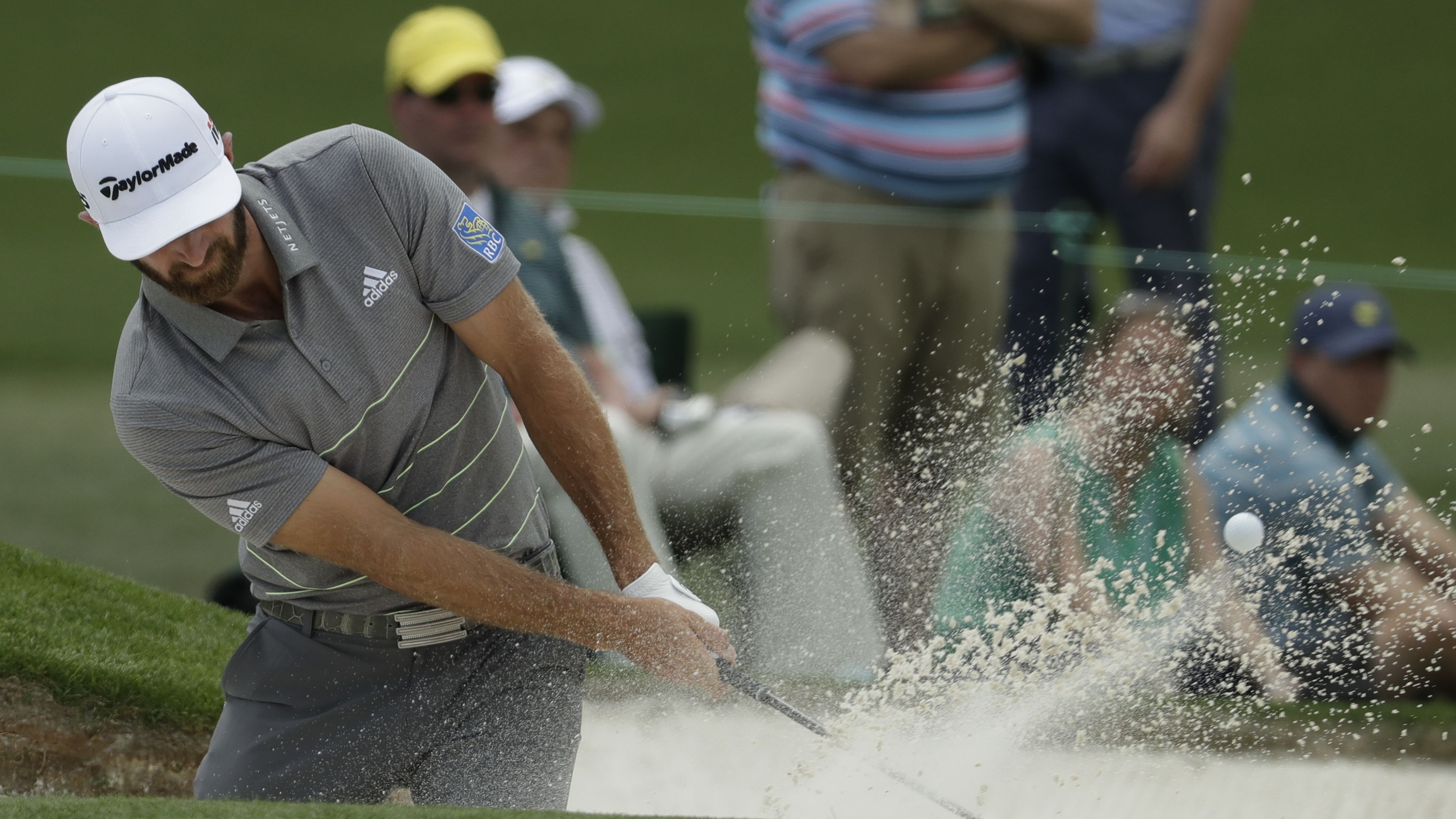 World No.2 Dustin Johnson finished strongly to end four under par, two off the lead. 