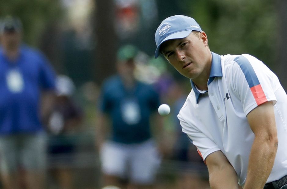 Former champion Jordan Spieth had a day to forget and ended three over.