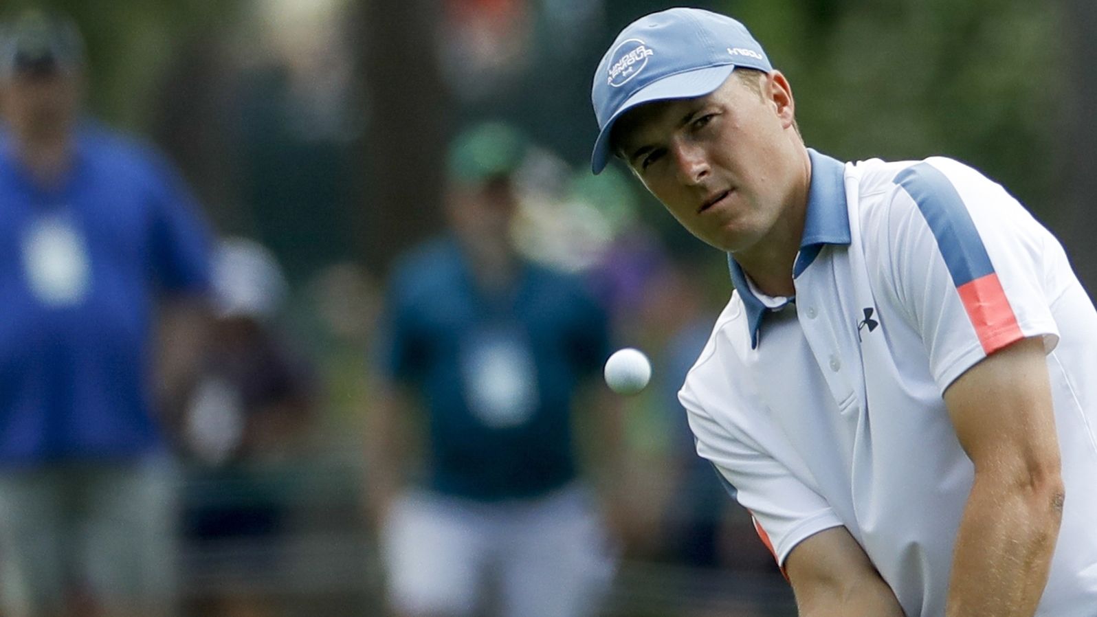 Former champion Jordan Spieth had a day to forget and ended three over.